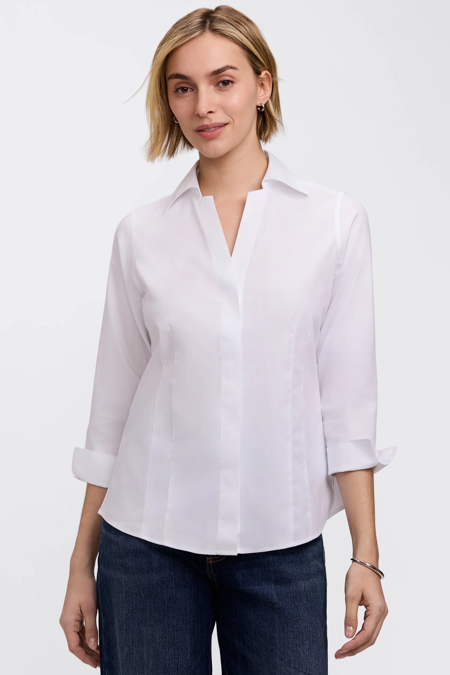 White Taylor 3/4 Sleeve