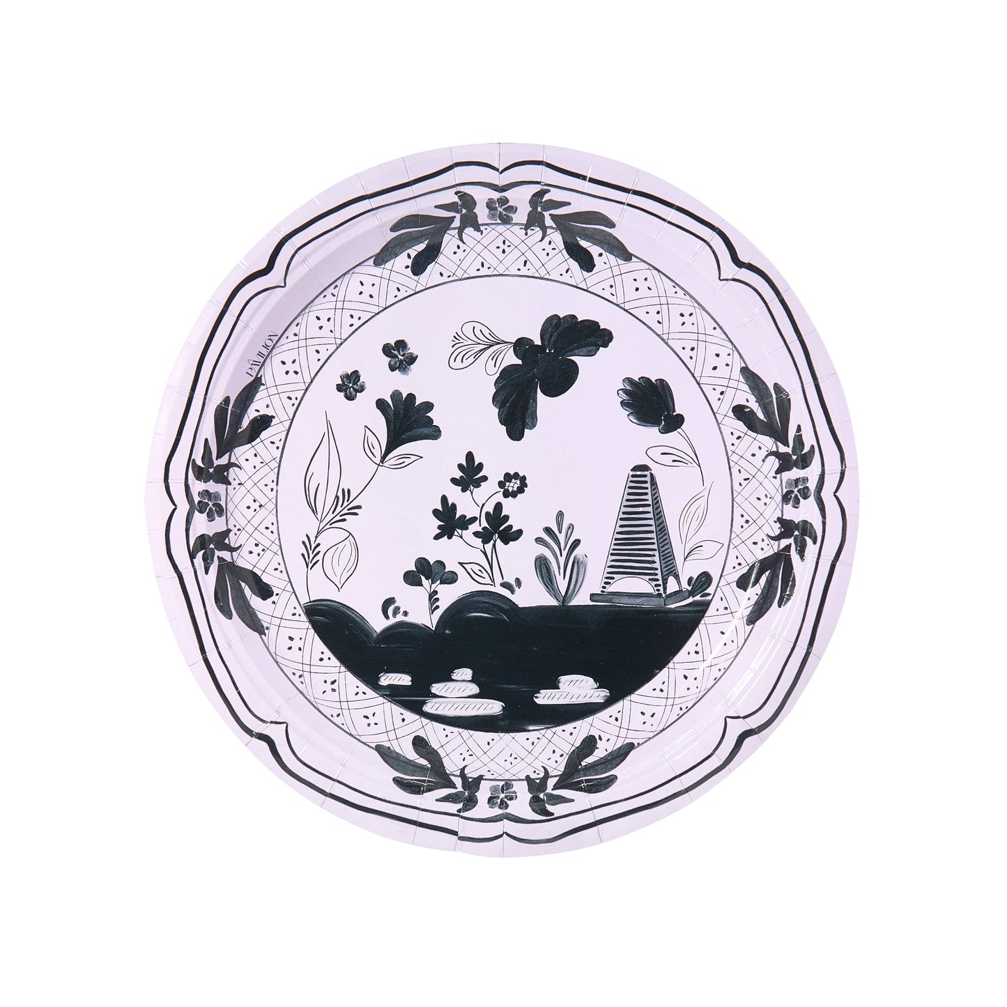 Beachside Pavilion Dinner Plates - 8 per pack: Navy & Sky