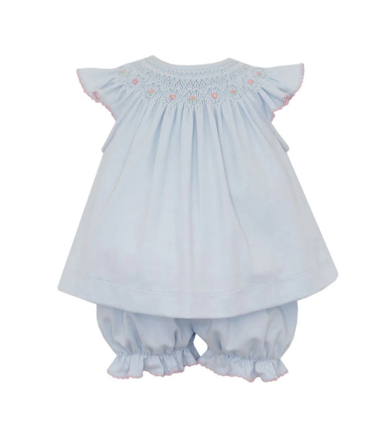 Blue Poplin Angel Wing Bishop Set