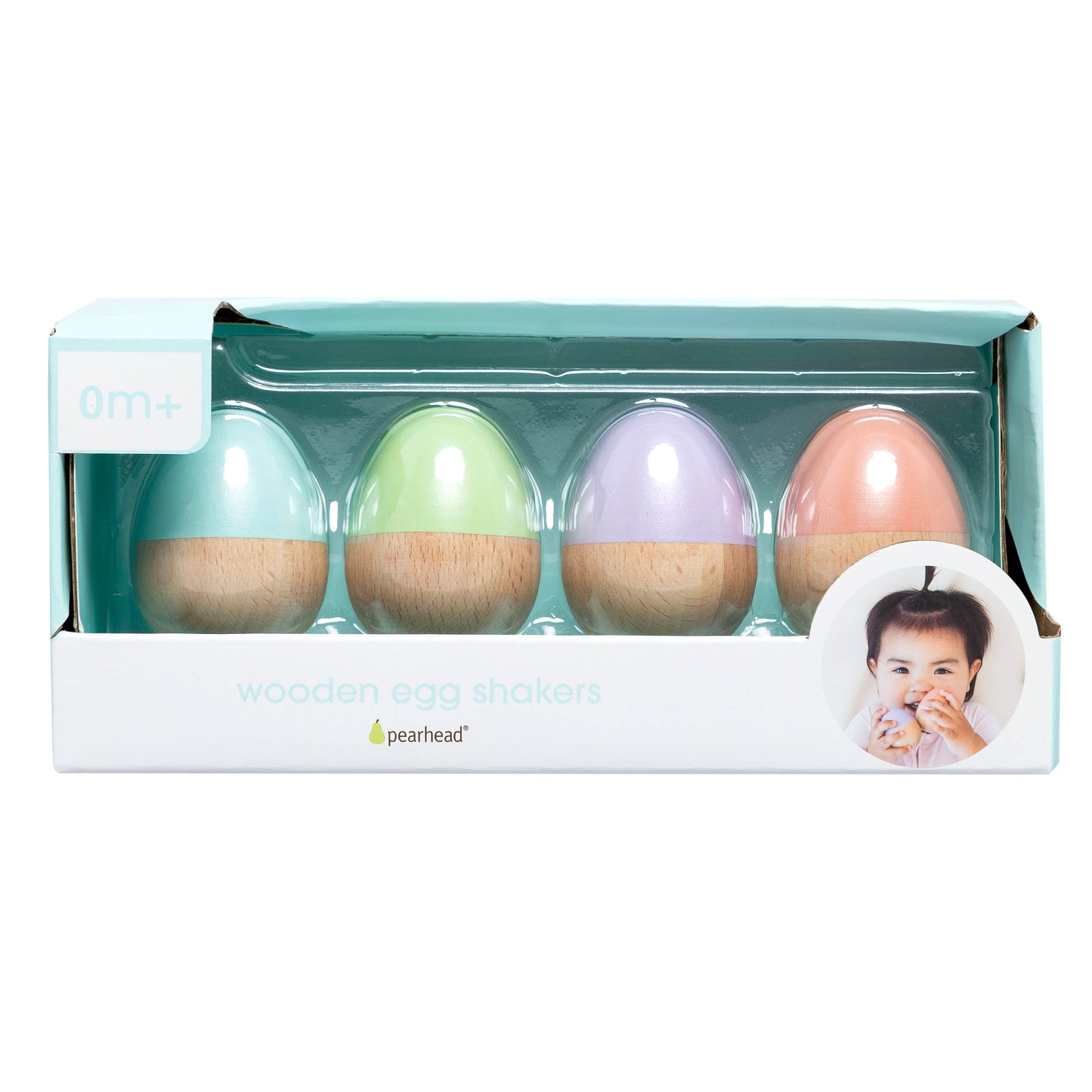 Wooden Egg Shakers Toy, Montessori Baby Musical Sensory Set