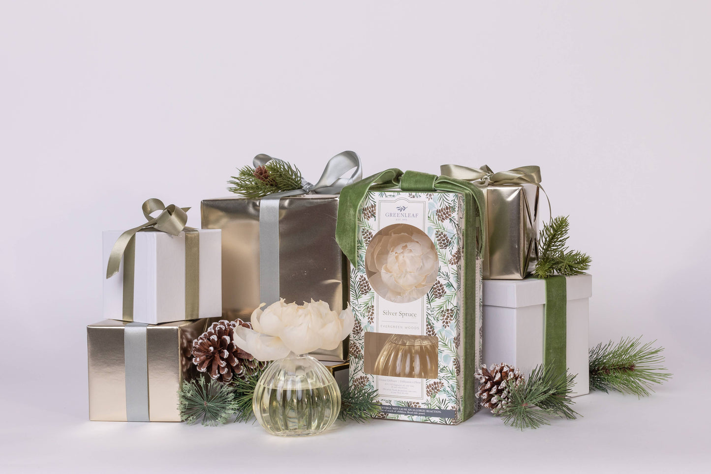 Silver Spruce Flower Diffuser