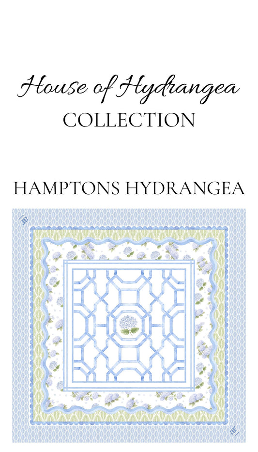 Hamptons Hydrangea Mahjong Mat