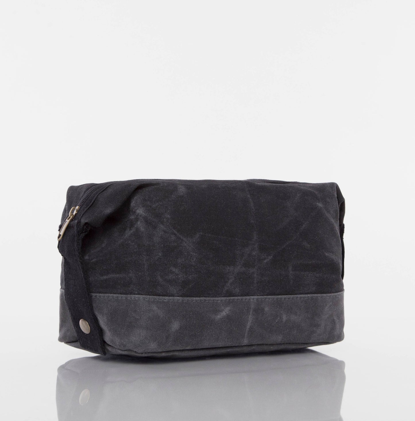Waxed Dopp Kit: Khaki