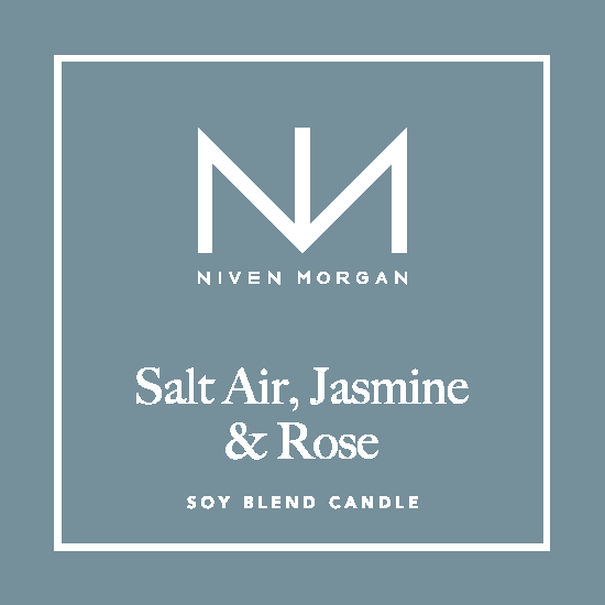 Salt Air, Jasmine & Rose: Double-Wick Candle