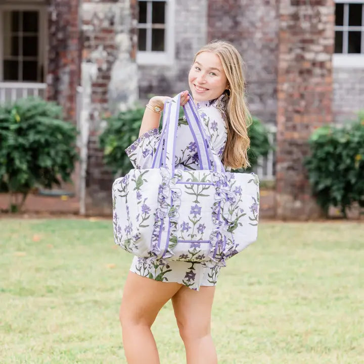 Iris Lavender Duffle