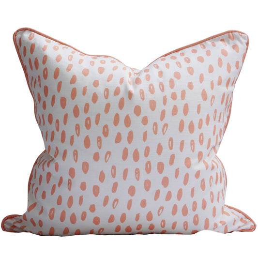 Lisette Pillow in Blush Pink: 22"