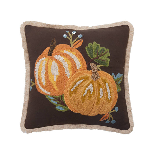 Harvest Brown Pumpkin Duo Pillow