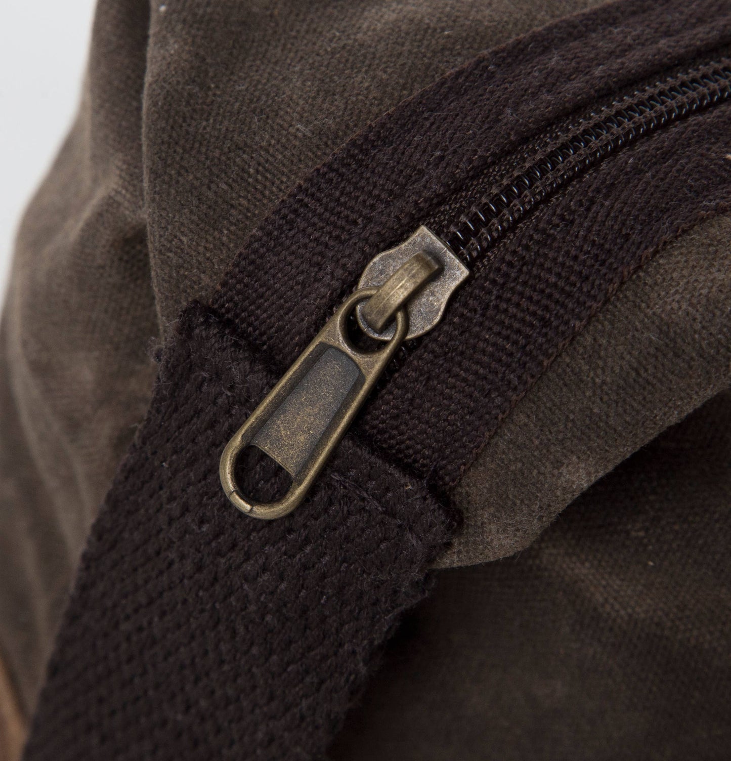 Waxed Dopp Kit: Khaki