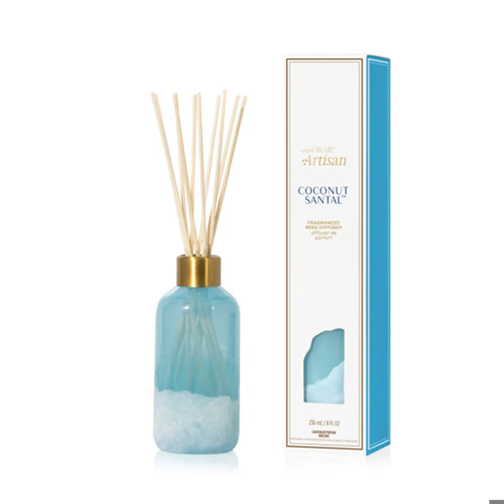 Coconut Santal Artisan Luce d' Almafi Reed Diffuser