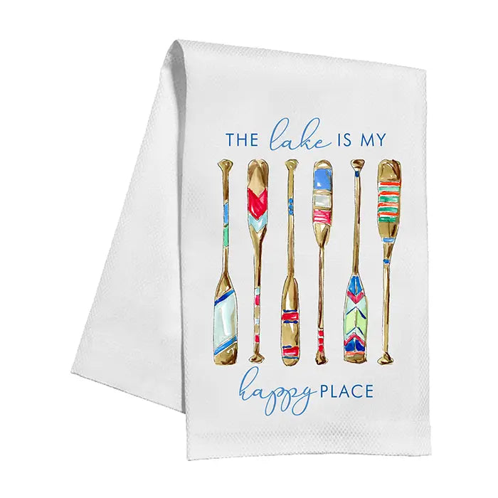 Tea Towel-The Lake is my Happy Place