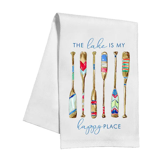 Tea Towel-The Lake is my Happy Place