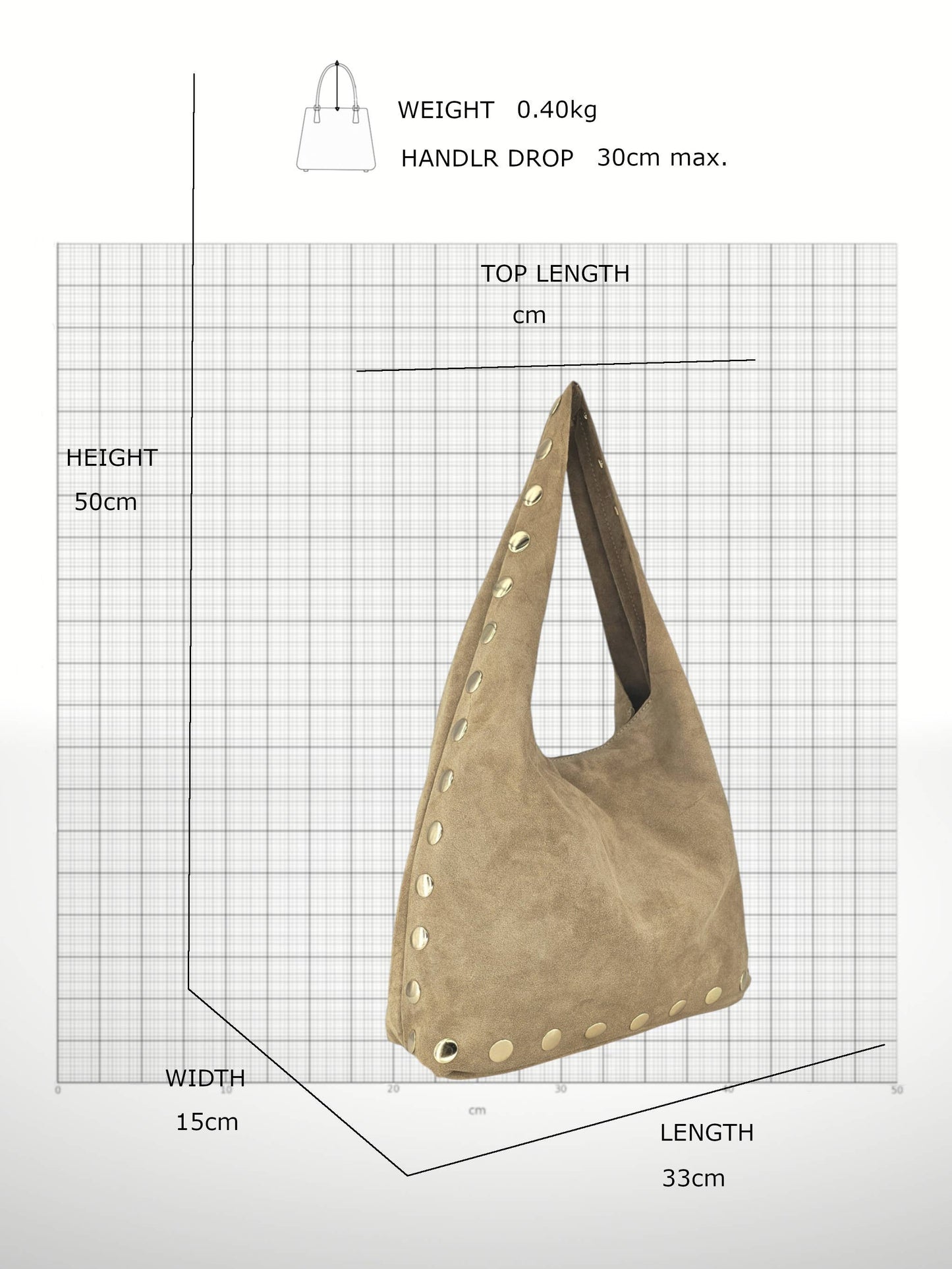 Sonia Suede Leather Bags 251010: Cuero