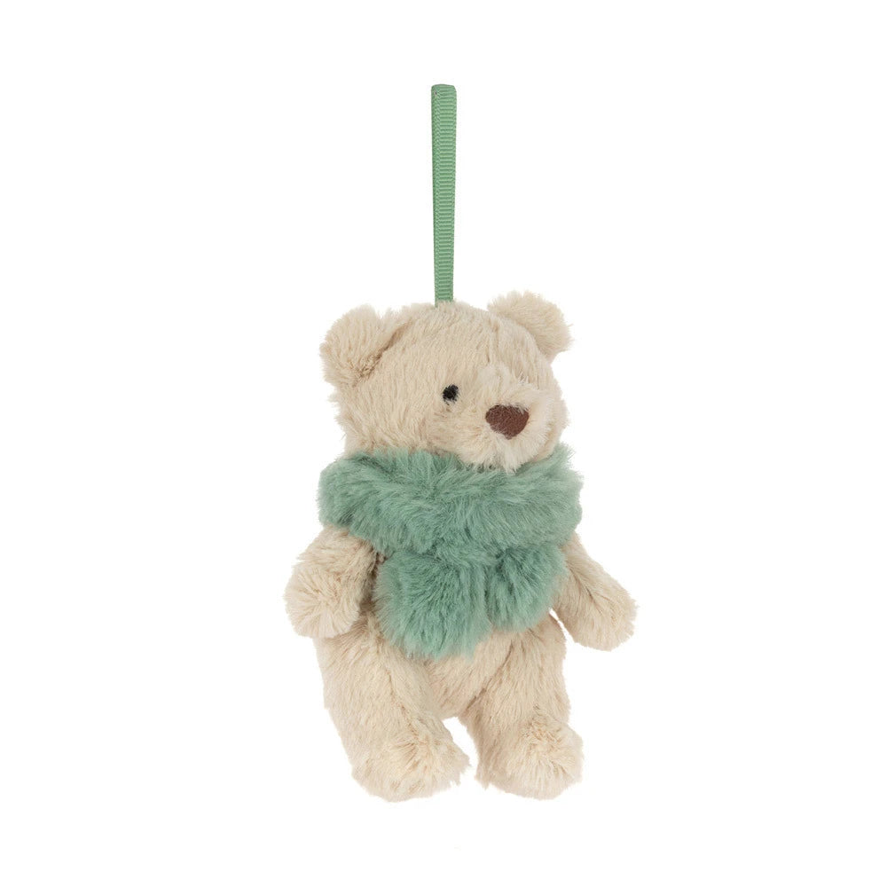 Bartholomew Bear Jr. Winter Warmer Ornament