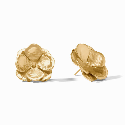 Bloom Statement Stud Earring-Gold