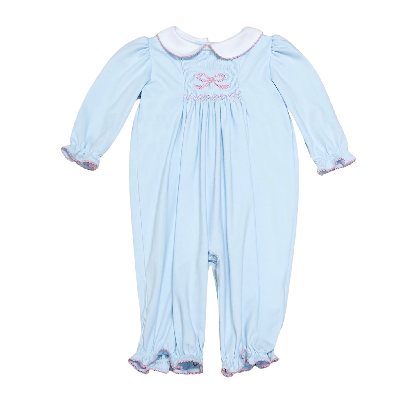 Bow Sylvie Blue Knit Bubble