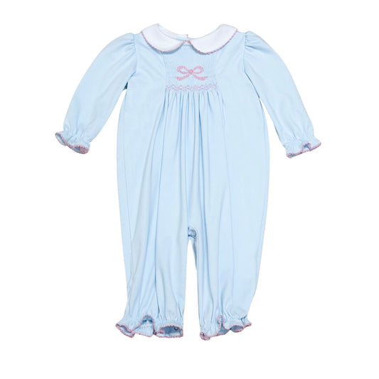 Bow Sylvie Blue Knit Bubble