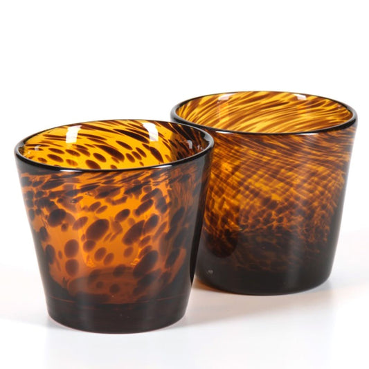 Tortoise Shell Tumbler-Zodax