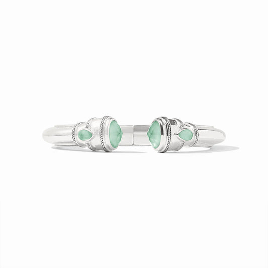 Cannes Demi Cuff-Iridescent Aquamarine Blue-OS