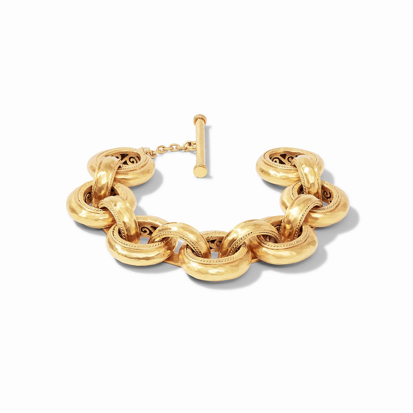 Cannes Demi Link Bracelet-Gold-OS