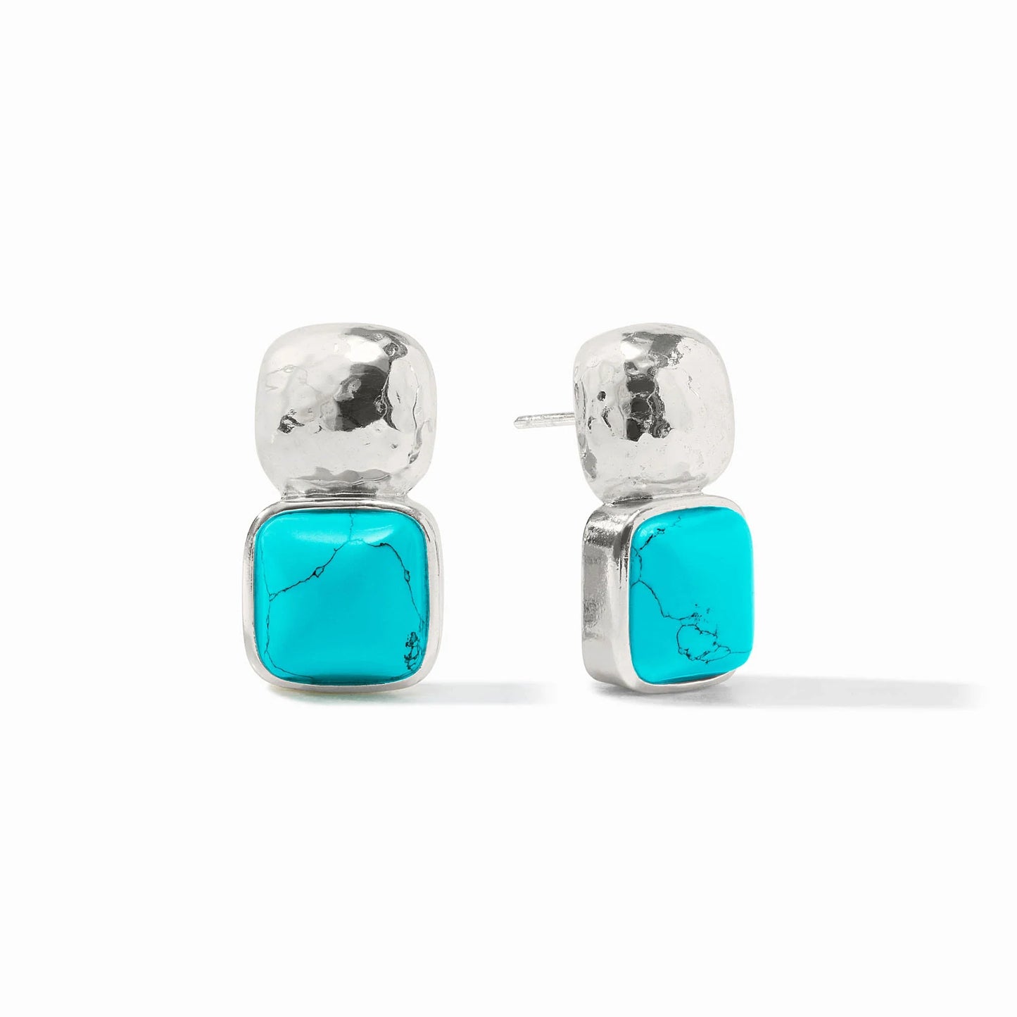 Catalina Earring-Silver Turquoise-OS