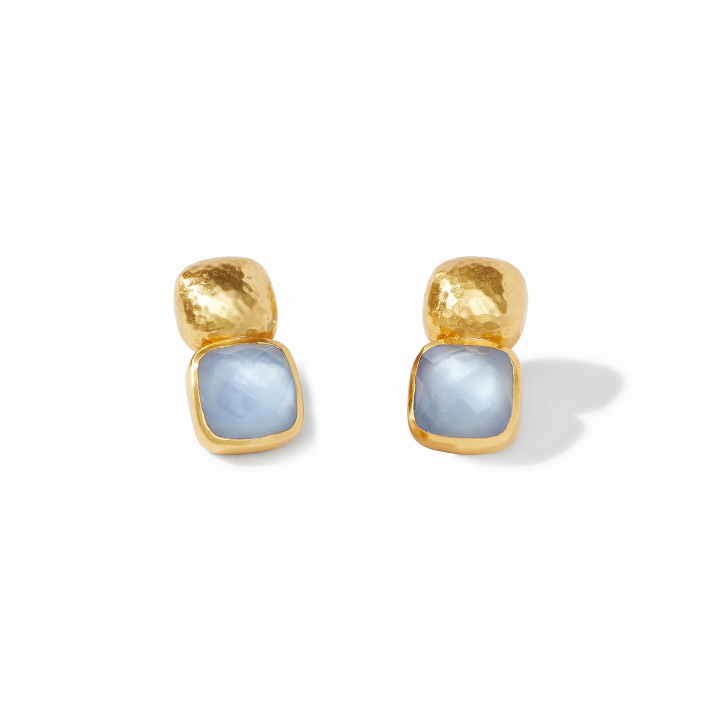 Catalina Earring-Gold-Chalc Blue