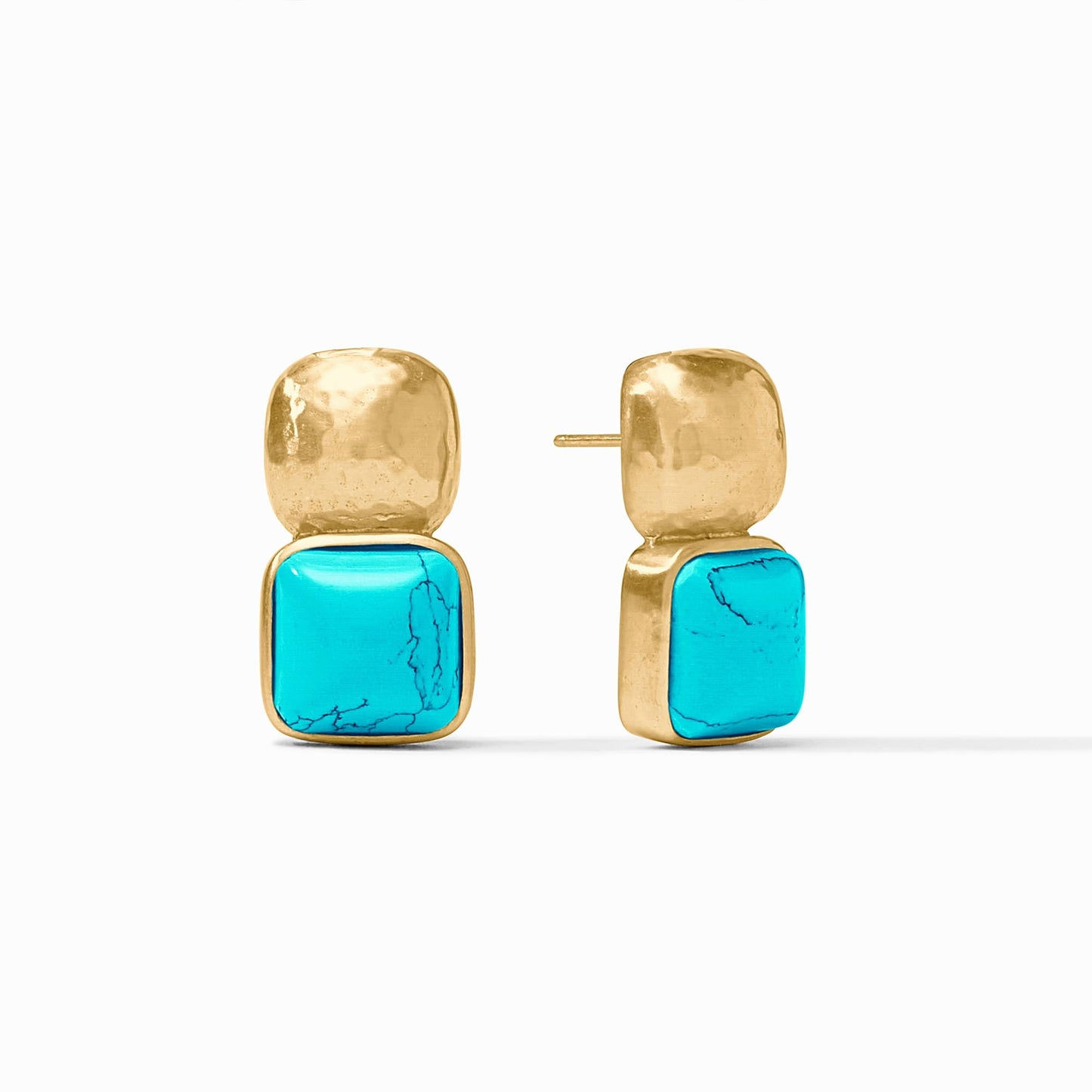 Catalina Earring-Gold-Turquoise