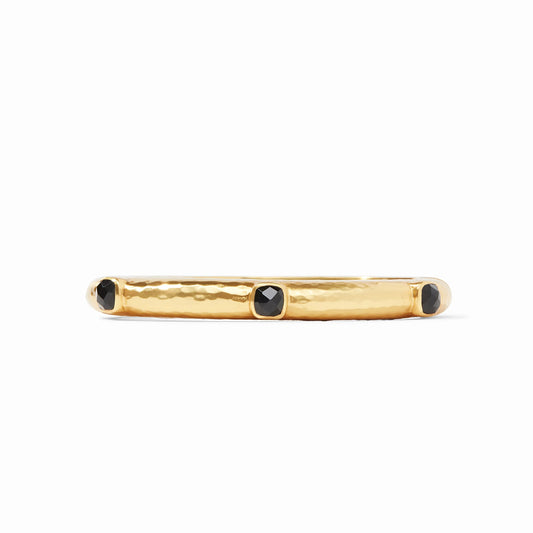 Catalina Hinge Bangle-Obsidian Black-OS