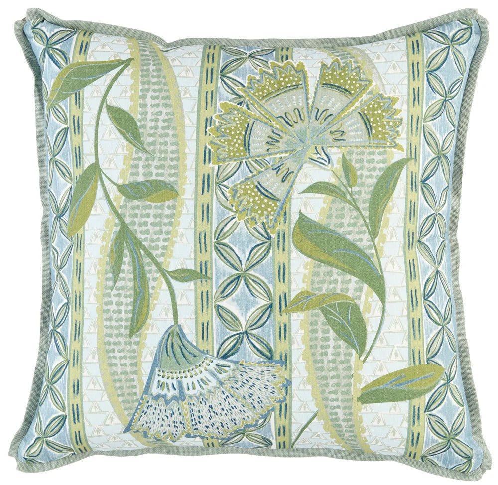 Domino Thyme Linen Pillow