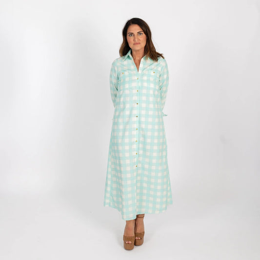 Harper Dress Aqua