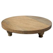 Artison Wood Round Tray