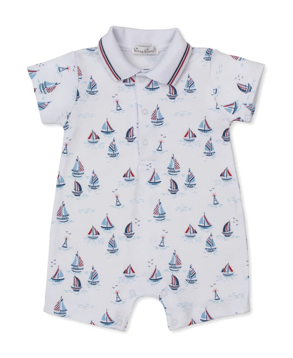 Sailboat Short Playsuit