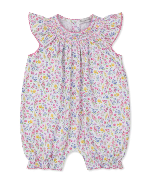 Pastel Gardens Short Playsuit Smocked