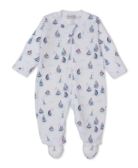Sailboat Footie w/Zip