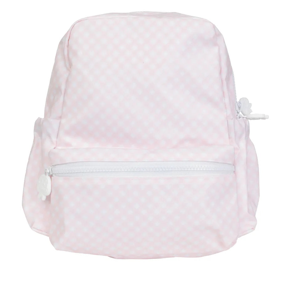 Large Backpack - Pink Gingham