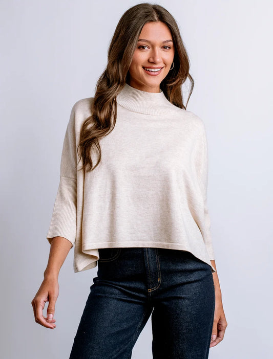 Ecru Aja Light Sweater