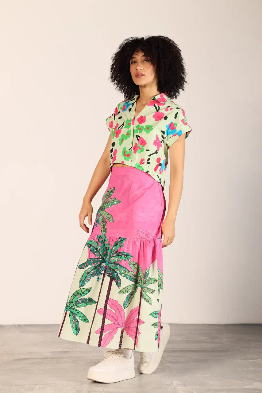 Ada Pink Tropics Skirt