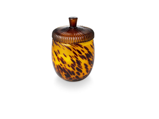 Woodfire Glass Acorn Candle