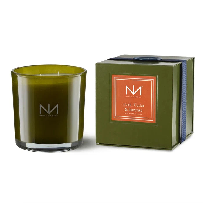 Teak Cedar And Incense Verdant 2-Wick