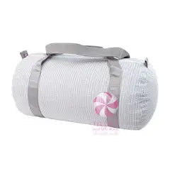 Seersucker Small Duffel Bag (asst. colors)