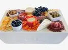 Dubler Party Cooler w/Cutting Board-white