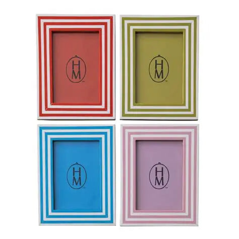 Striped Resin Frames (5x7 assorted)