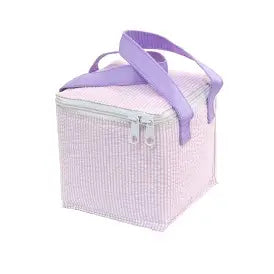 Seersucker Square Lunch Box (asst. colors)