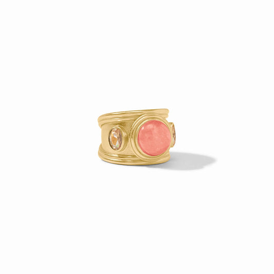 Portofino Stone Ring-Melon Jade-8