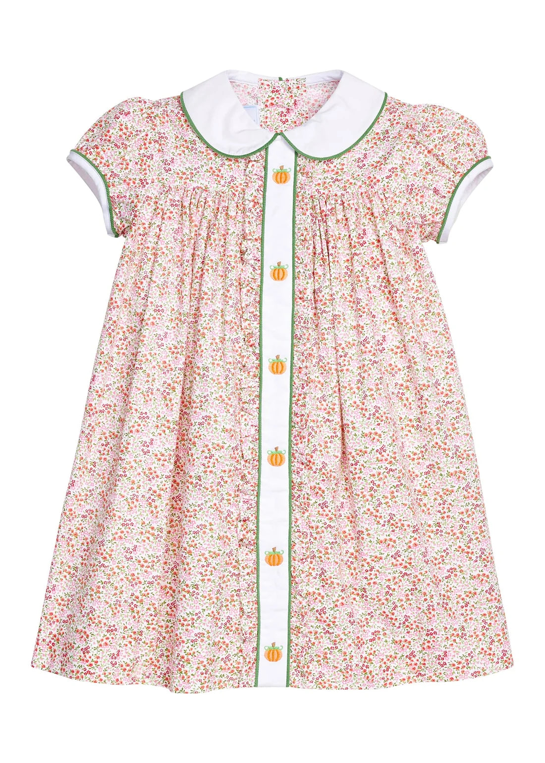 Ruffled Sally Dress-Pumpkins