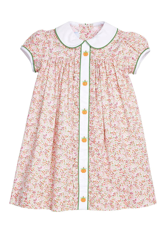 Ruffled Sally Dress-Pumpkins