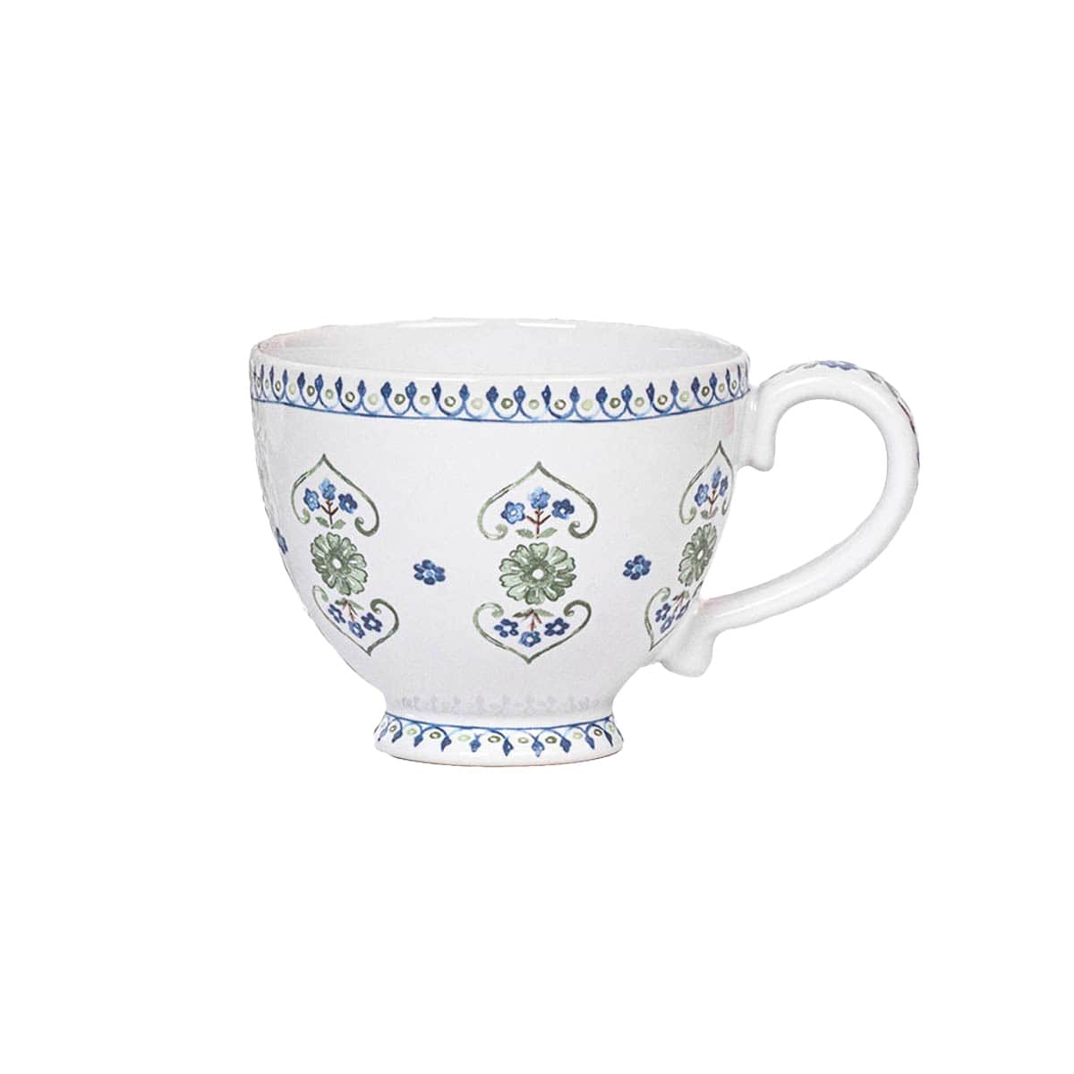 Villa Seville Chambray Breakfast Cup