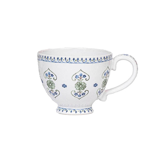 Villa Seville Chambray Breakfast Cup