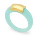 Small Turquoise Resin Ring