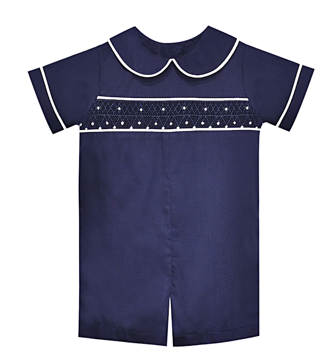 Navy Williams Romper