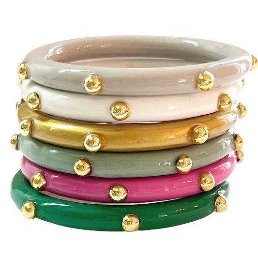Solid Stud Bangle